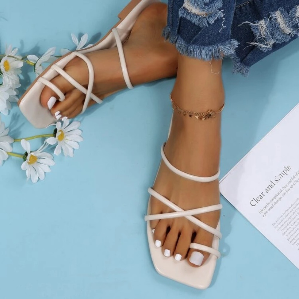 strappy sandals